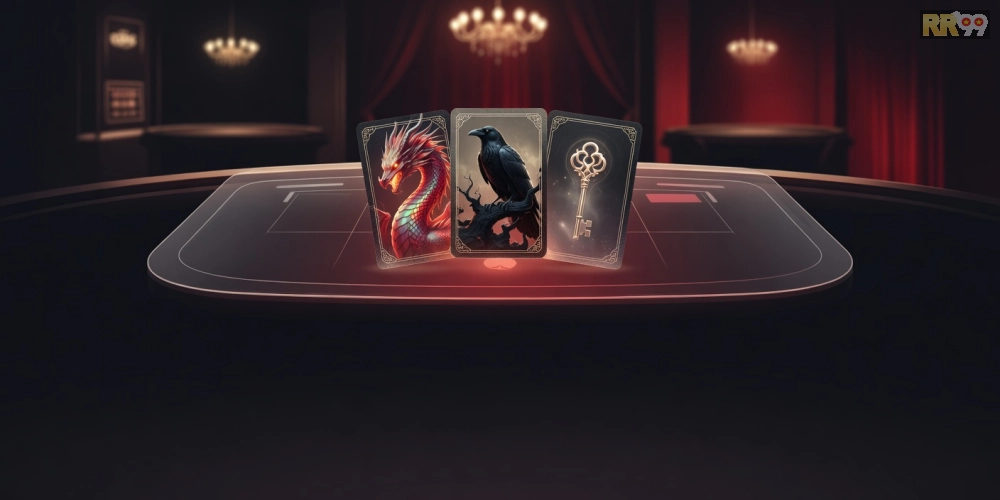 Giao diện game bài cào 3 lá với các lá bài và phần thưởng khuyến mãi nổi bật
