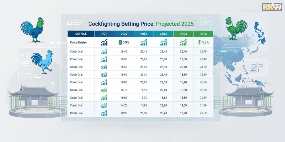 Bảng giá chi tiết các gói dịch vụ đá gà quốc tế RR99 năm 2025