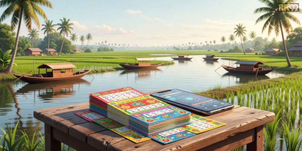 Minh họa khái niệm xổ số cần thơ rr99 với hình ảnh vé số hiện đại
